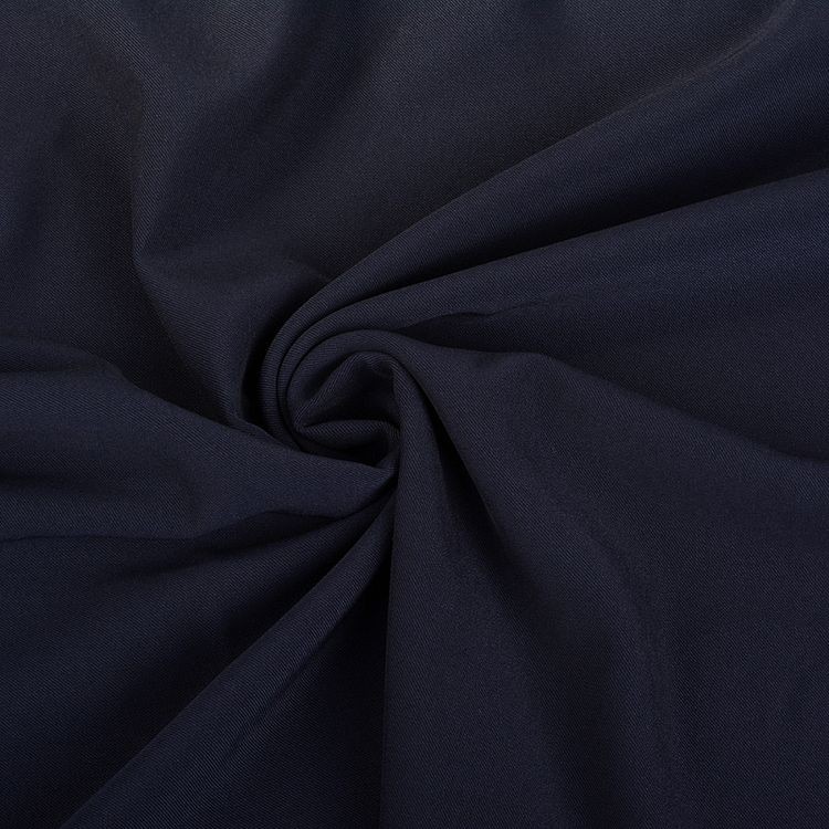 Ткань Креп, 3 м, ширина 150 см, цвет: 36 темно-синий, TBY