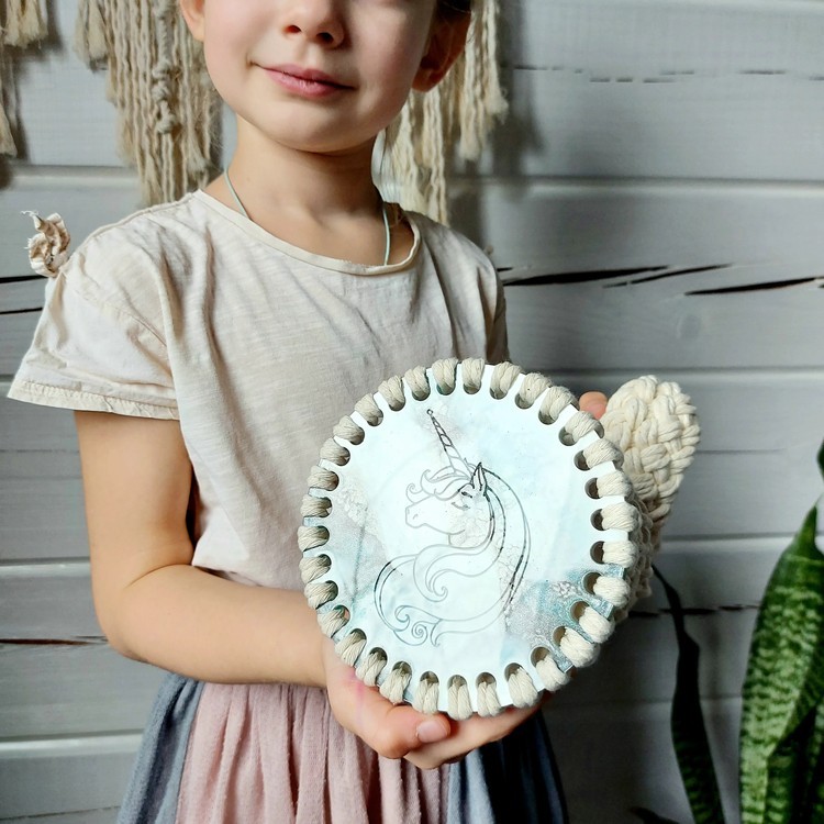 Модель №124 Силиконовый молд для сумочки Unicorn, d 12 см, Craftsmen.store — картинка 3