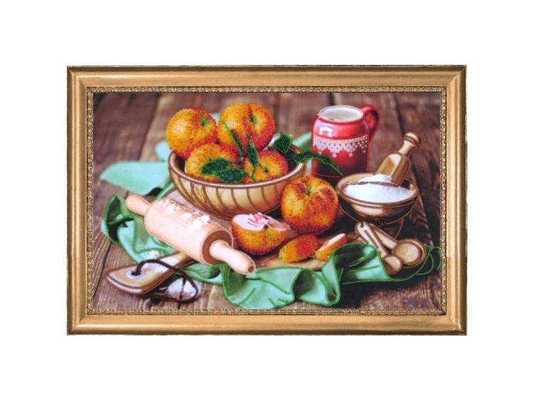 Набор для вышивания бисером «Персики на столе»