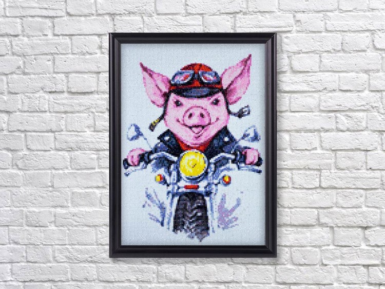 Алмазная вышивка «Реальный кабан» — картинка 3