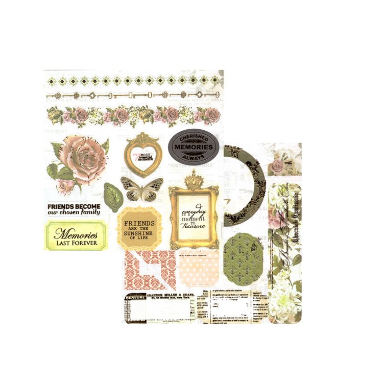 Набор бумаги «Силуэт бабочки» — картинка 7