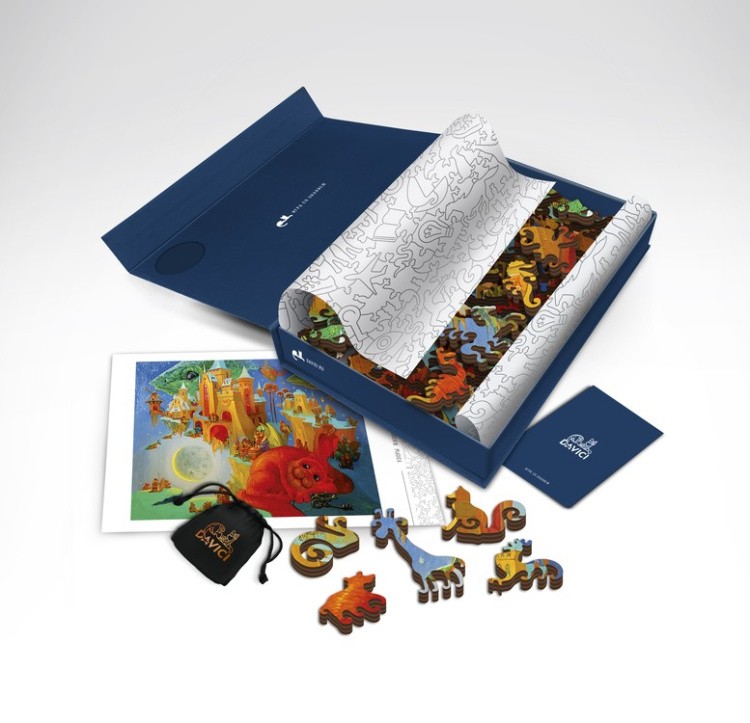 Деревянные пазлы DAVICI «Небесный почтальон» — картинка 13