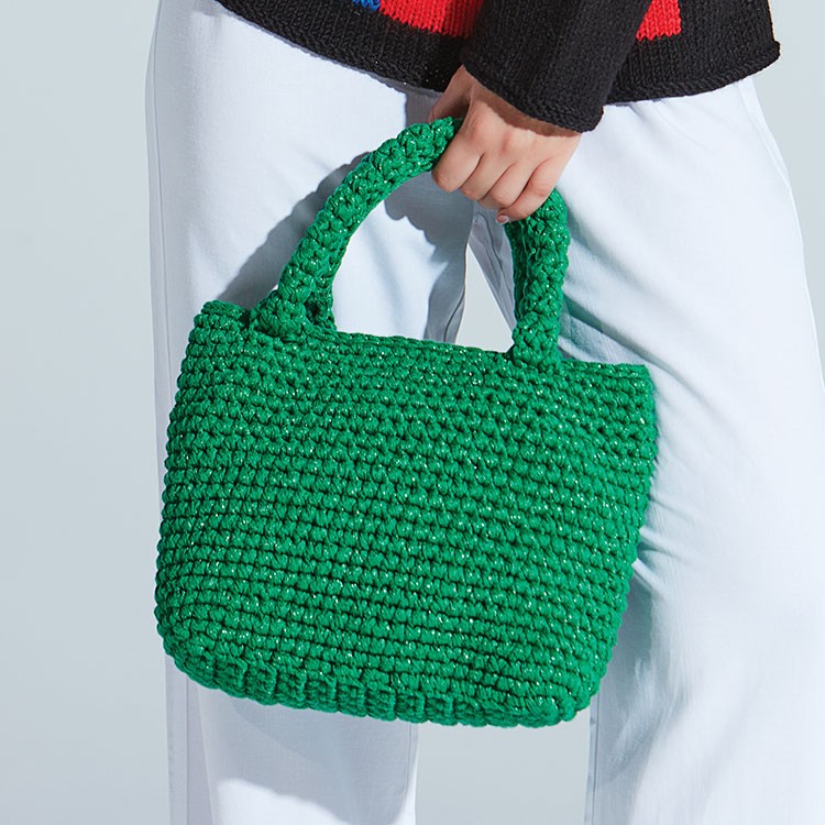 Пряжа YarnArt Macrame Cotton Lurex (Макраме Коттон Люрекс) (738), ментол-радужный, 5 шт. по 250 г — картинка 3