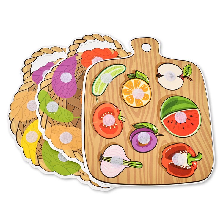 Пластик на липучках «Фрукты и овощи» — картинка 2