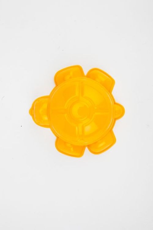 Набор Космический пластичный песок 2 кг (голубой) + песочница + формочки — картинка 6