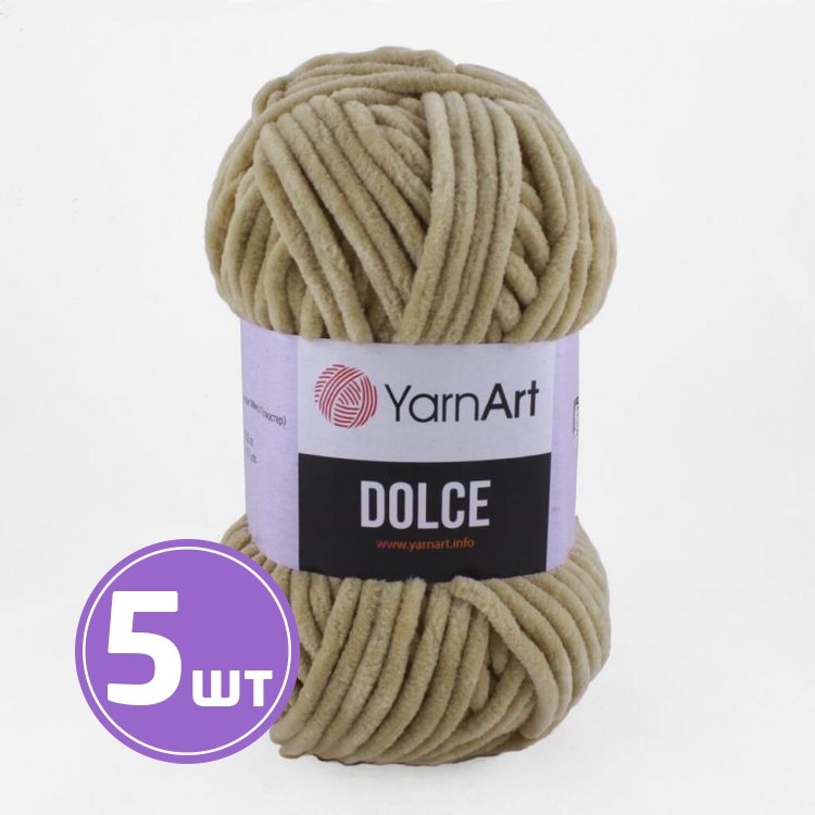 Пряжа YarnArt Dolce (747), песок, 5 шт. по 100 г