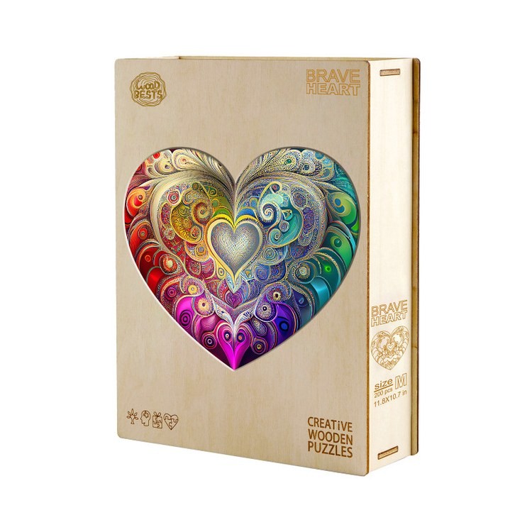 Деревянные пазлы «Храброе Сердце S», Woodbests — картинка 4