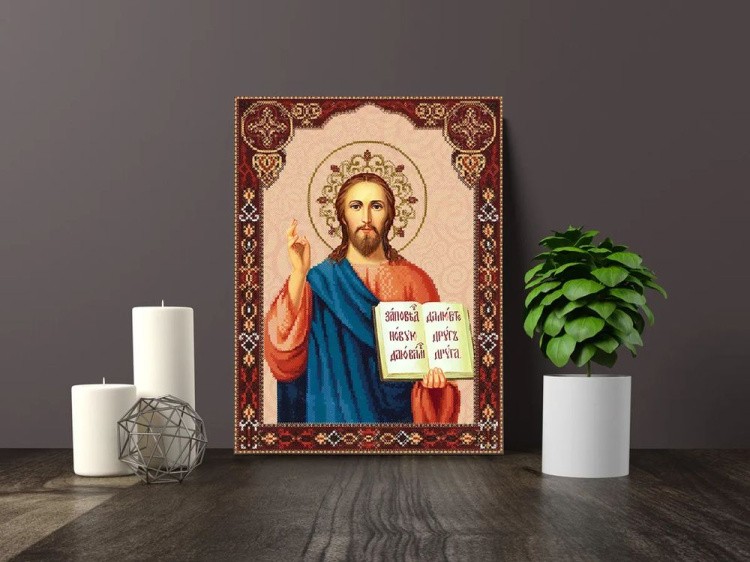 Алмазная вышивка «Господь Иисус Христос» — картинка 3