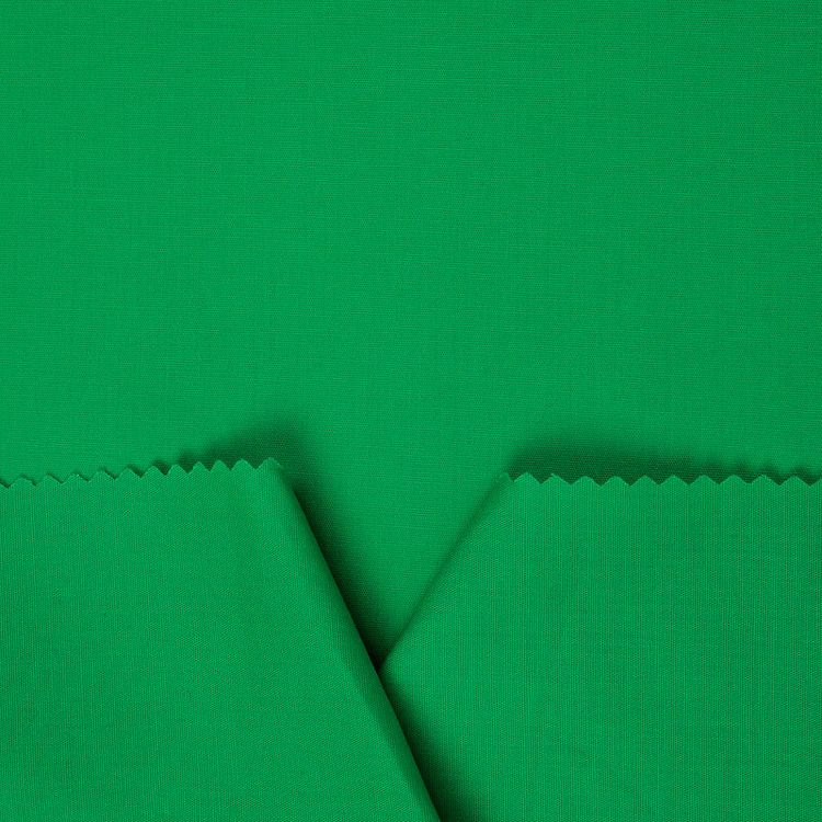 Ткань Поплин стрейч, 5 м x 150 см, 125 г/м², цвет: зеленый, TBY — картинка 3