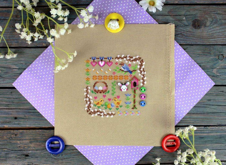 Набор для вышивания «Мини-семплер. Пасхальное волшебство» — картинка 5