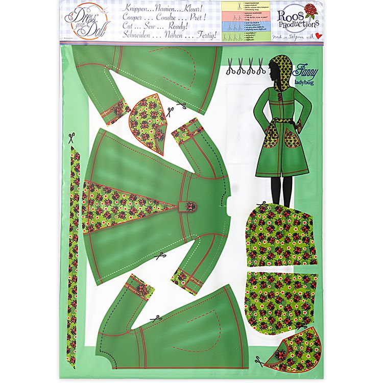 Набор для шитья «Одежда для кукол Fanny Ladybug №4» — картинка 2