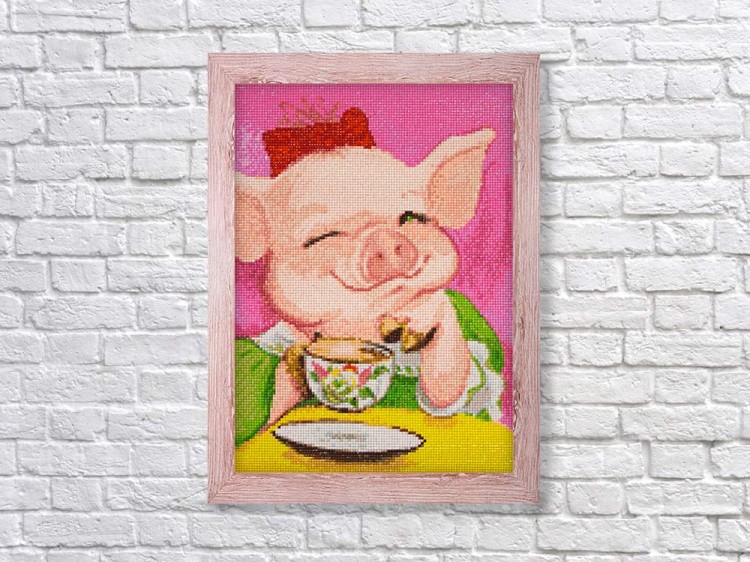 Алмазная вышивка «Сладкоежка» — картинка 3