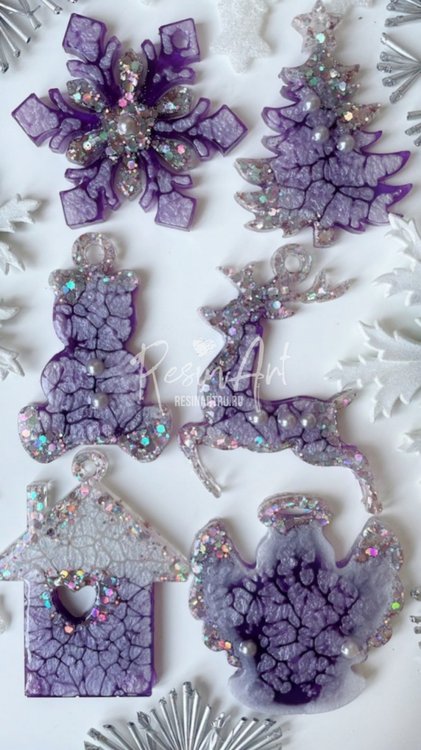 Набор для создания 12 шт. елочных игрушек №4 Vanna_Gog — картинка 5