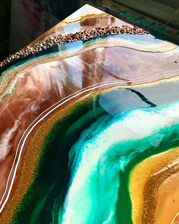 Эпоксидная смола для рисования (вязкая) 1,5 кг, CraftArtResin GEODE — картинка 3