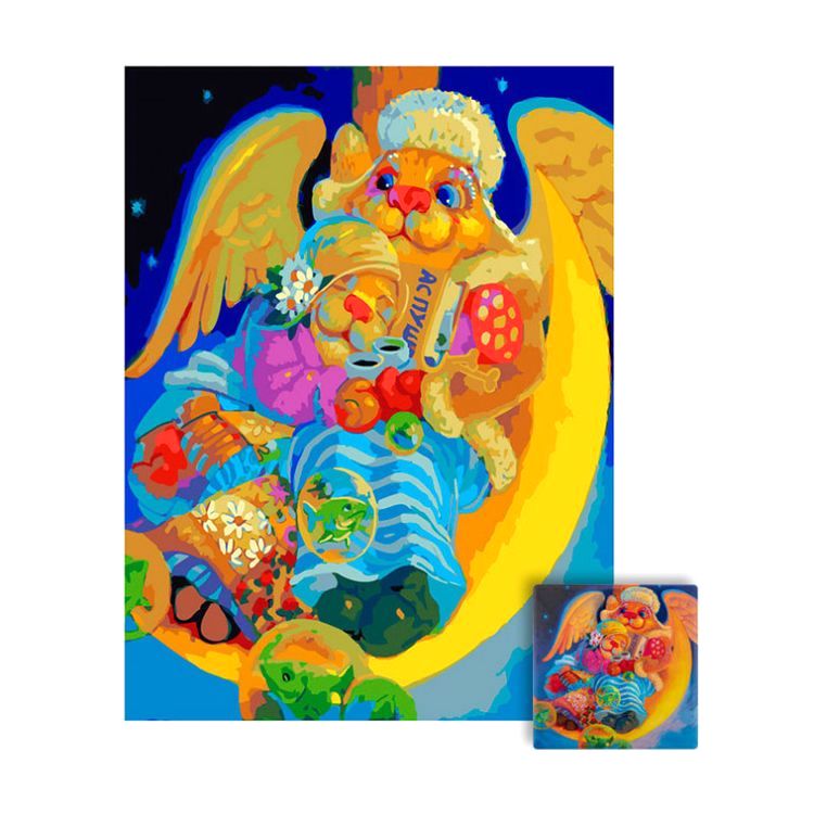 Картина по номерам «Ночной брудершафт» — картинка 3