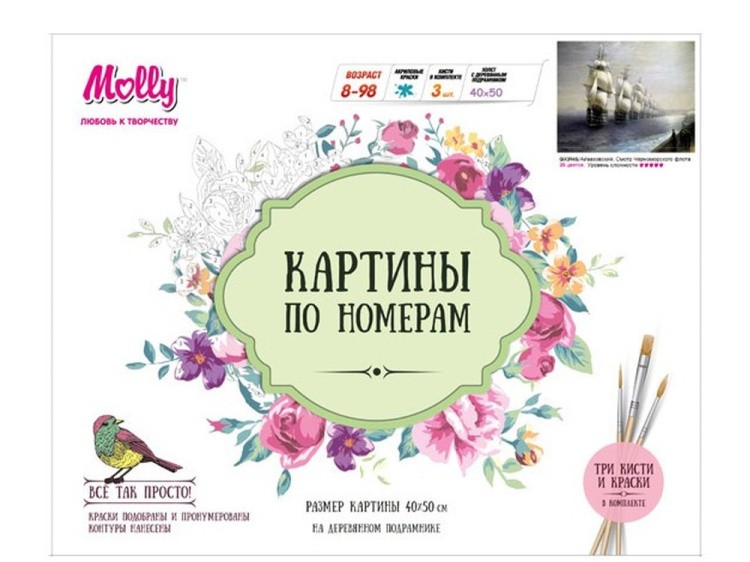 Картина по номерам «Смотр Черноморского флота» Ивана Айвазовского — картинка 3