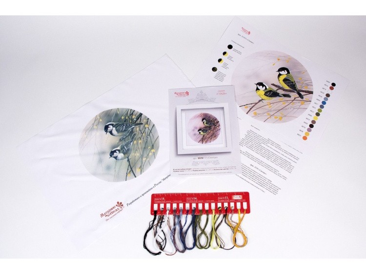 Набор для вышивания «Синицы» — картинка 3