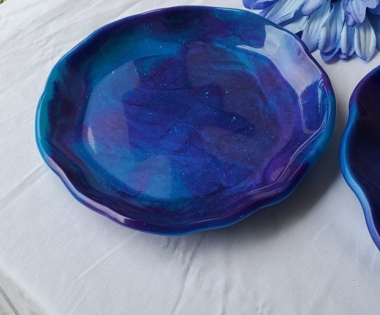 Силиконовый молд - Блюдо круг, 20 см — картинка 3