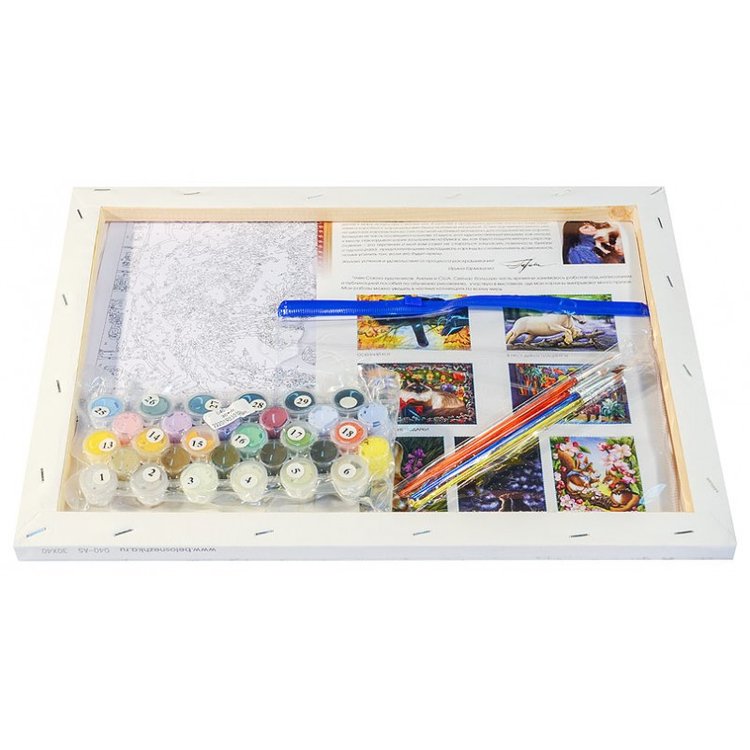 Картина по номерам «Зонтик» — картинка 3