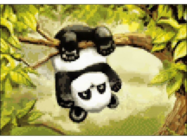 Алмазная вышивка «Маленькая панда» — картинка 2