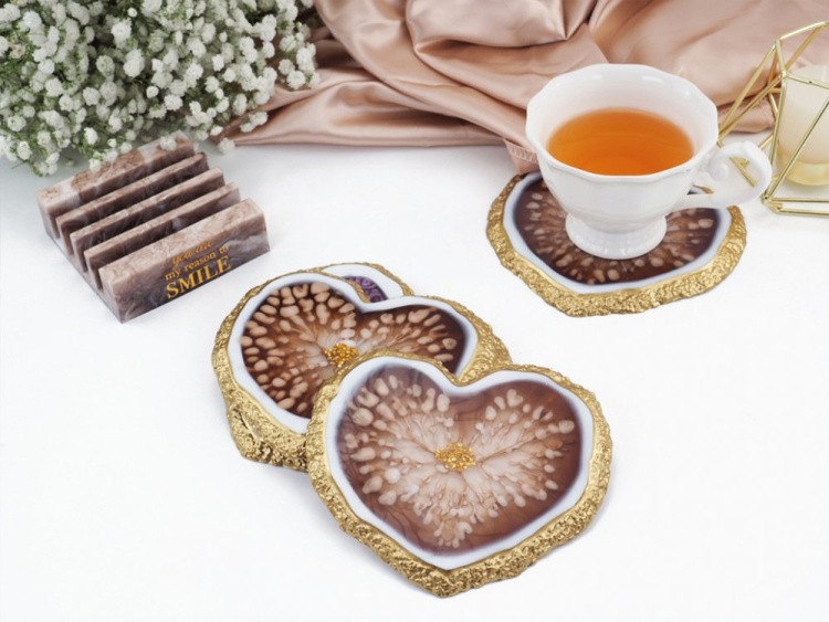 Силиконовый молд - Подставка для коастеров, 13,5x11см, 1 шт. — картинка 3