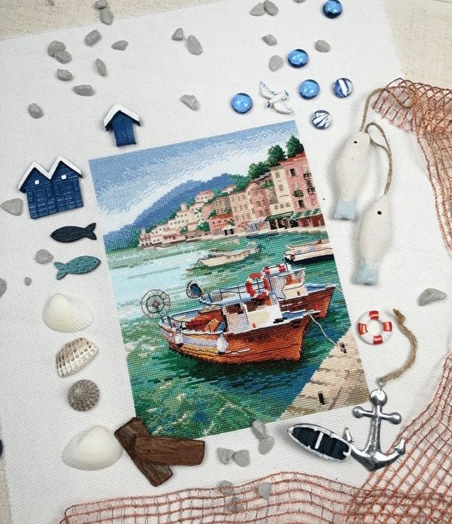 Набор для вышивания «Лодки» — картинка 2