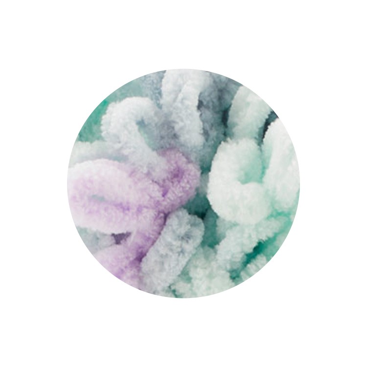 Пряжа ALIZE Puffy Fine color (Пуффи файн колор) (6466), мультиколор, 5 шт. по 100 г — картинка 2