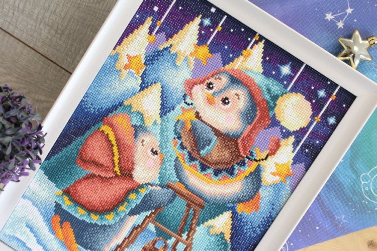 Алмазная вышивка «Звёздное небо» — картинка 2