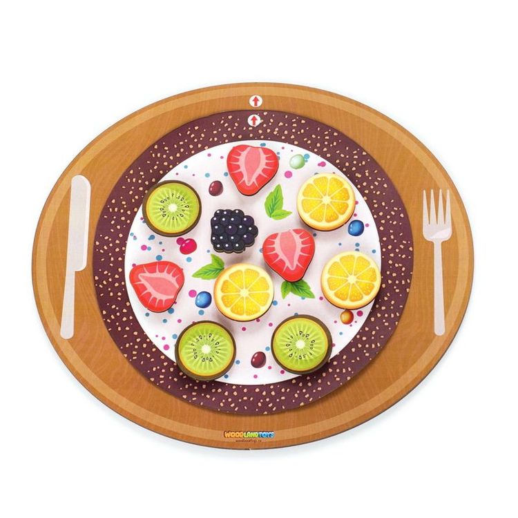 Развивающее пособие из дерева «Юный кондитер, Пицца-Пирог-Торт-1» — картинка 2