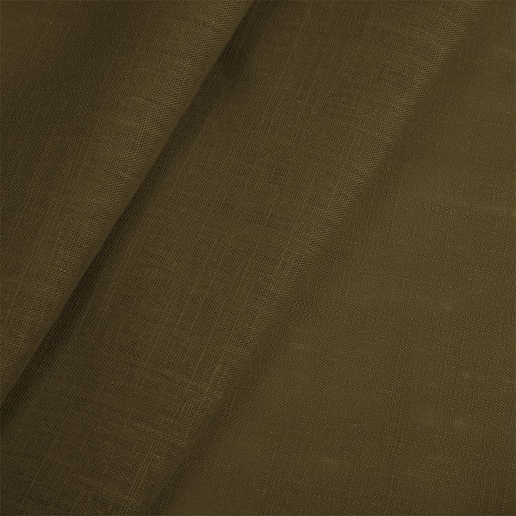 Ткань льняная, 190 г/м², 5 м x 140 см, цвет: хаки, TBY — картинка 2