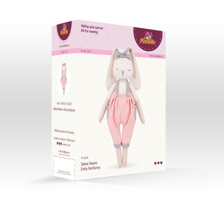 Набор для шитья «Зайка Эмили» — картинка 3