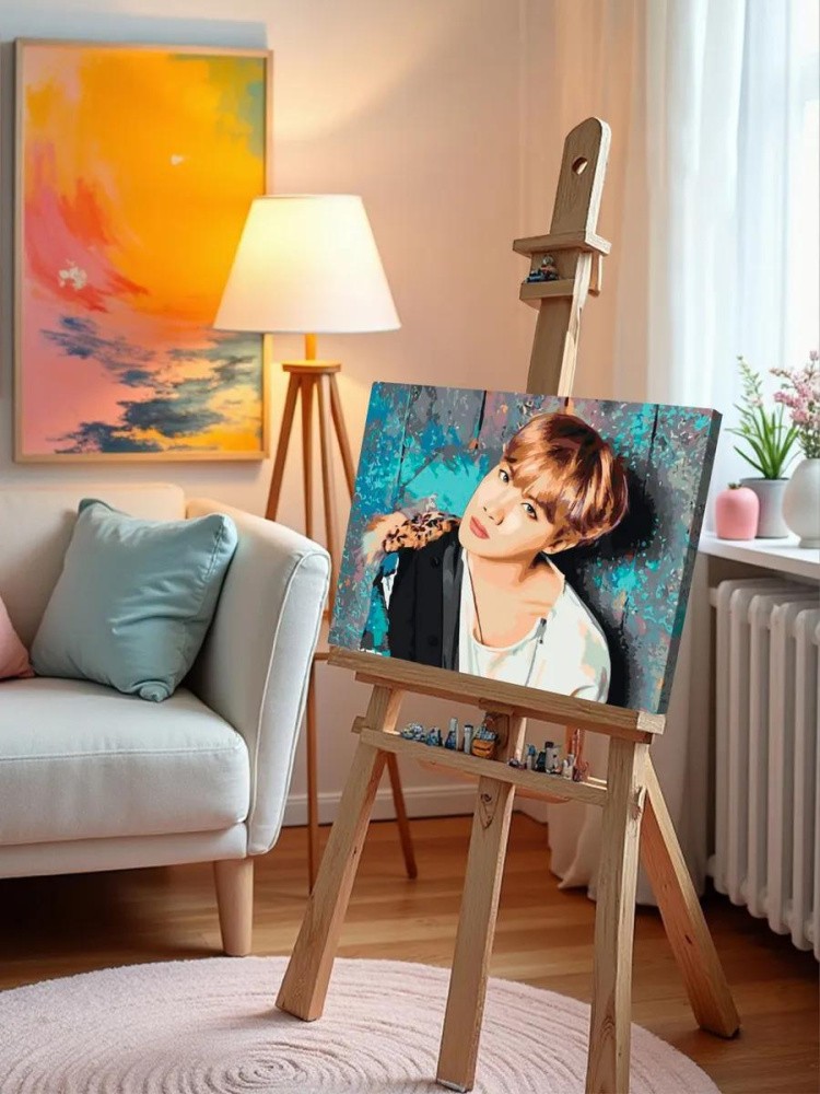 Картина по номерам «Корейская K-POP группа BTS Джей-Хоуп 2» — картинка 9