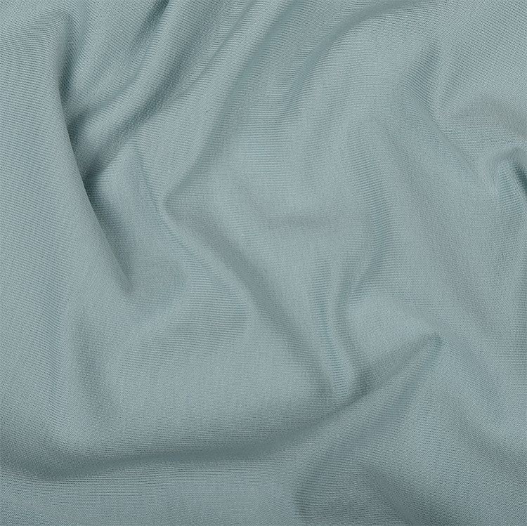 Ткань трикотаж Футер 2х нитка, петля, с лайкрой, 6 м, ширина 180 см, 240 г/м2, цвет: ниагара, TBY — картинка 2