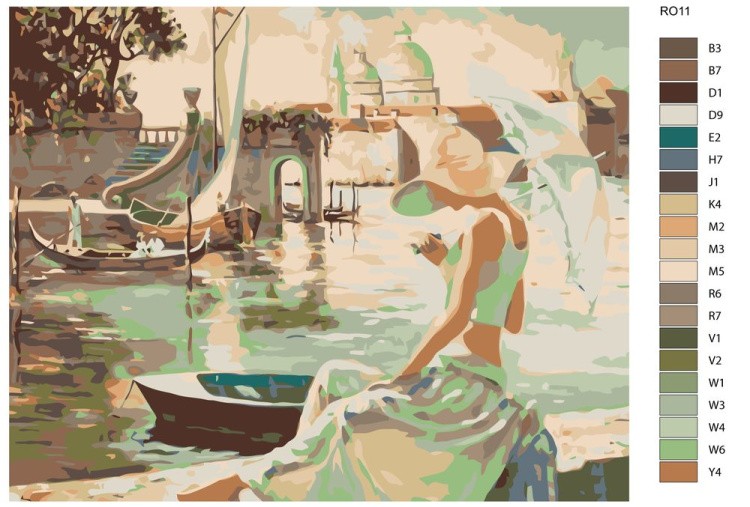 Картина по номерам «Солнечный полдень» — картинка 2