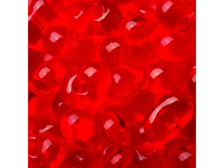 Бисер Чехия FARFALLE 321-90001 3,2х6,5 мм, 50 г, цвет: 90070 красный