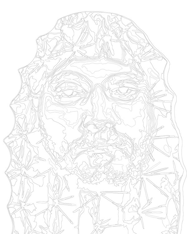 Картина по номерам «Рэпер Паша Техник, Kunteynir: кактус» — картинка 3