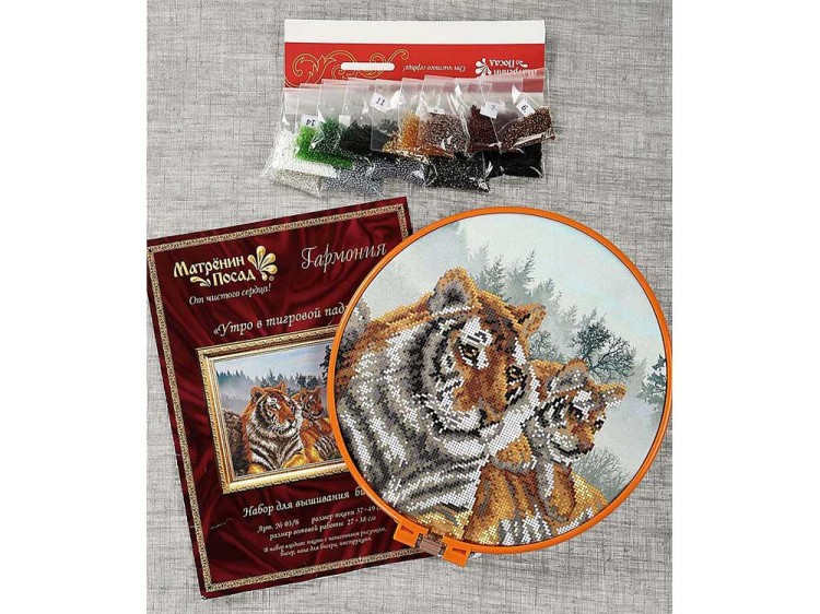 Набор вышивки бисером «Утро в тигровой пади» — картинка 2