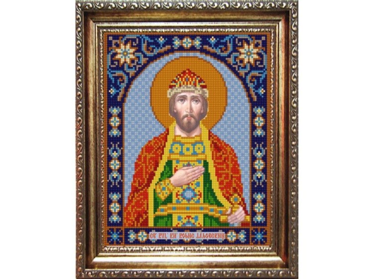Рисунок на ткани «Св.Борис»