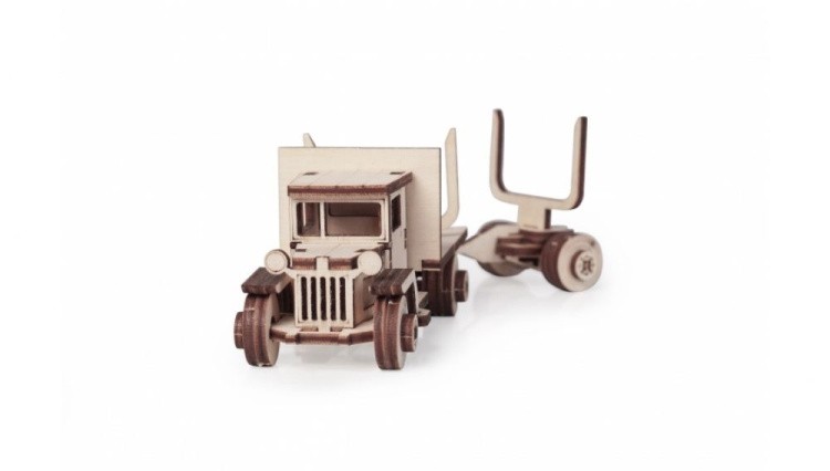 Конструктор из дерева «Грузовичок с роспуском», Lemmo — картинка 3