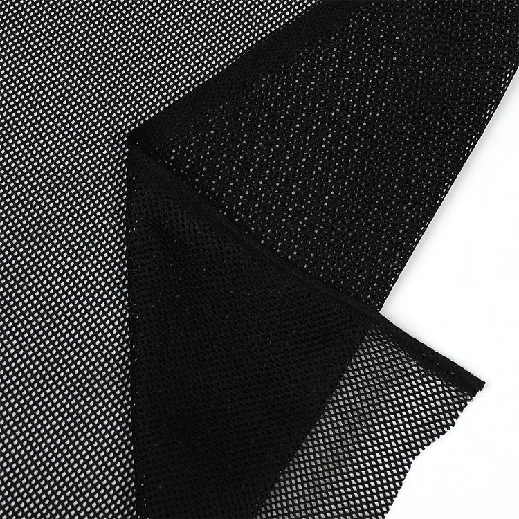 Сетка подкладочная трикотажная, 5 м x 170 см, 65 г/м², цвет: черный, TBY — картинка 5