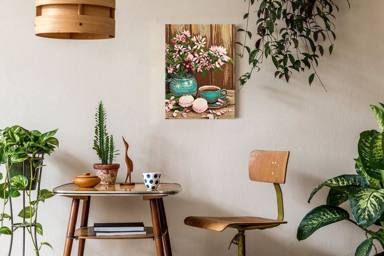 Алмазная вышивка «Чай с зефиром» — картинка 3