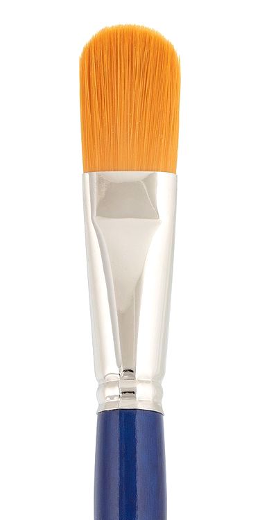 Кисть синтетика «Gallery» №22, овальная, 5 шт., длинная ручка, Vista-Artista — картинка 2