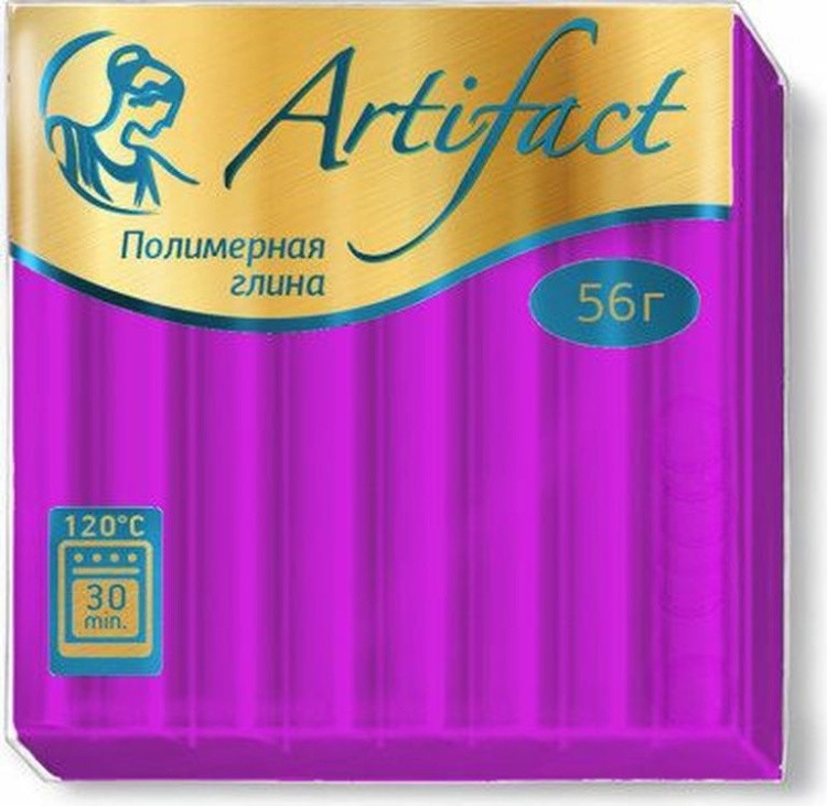 Полимерная глина Артефакт Advanced formula, цвет: 415 пурпурный, 56 г
