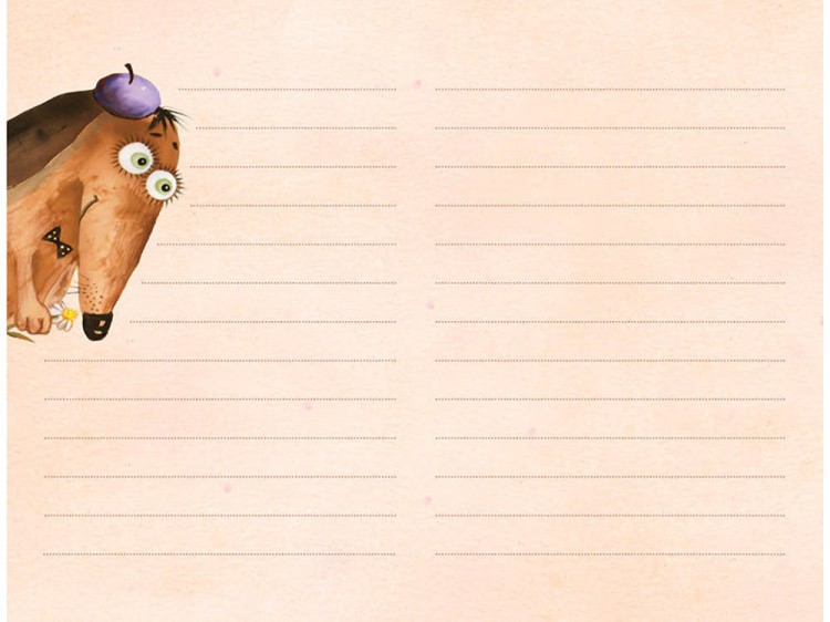 Пёсики в блокнотике. Лохматые записки. Бассет в фуражке — картинка 5