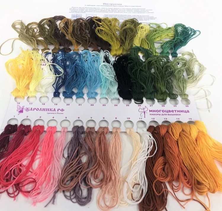 Набор для вышивания «Беседка в осеннем лесу» — картинка 10