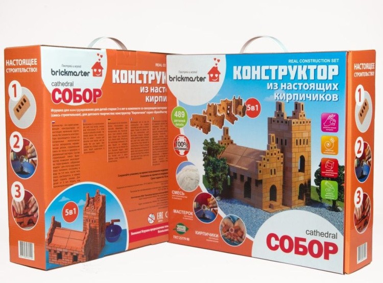 Конструктор из кирпичиков Brickmaster: «Собор 5 в 1» (489 дет) — картинка 5
