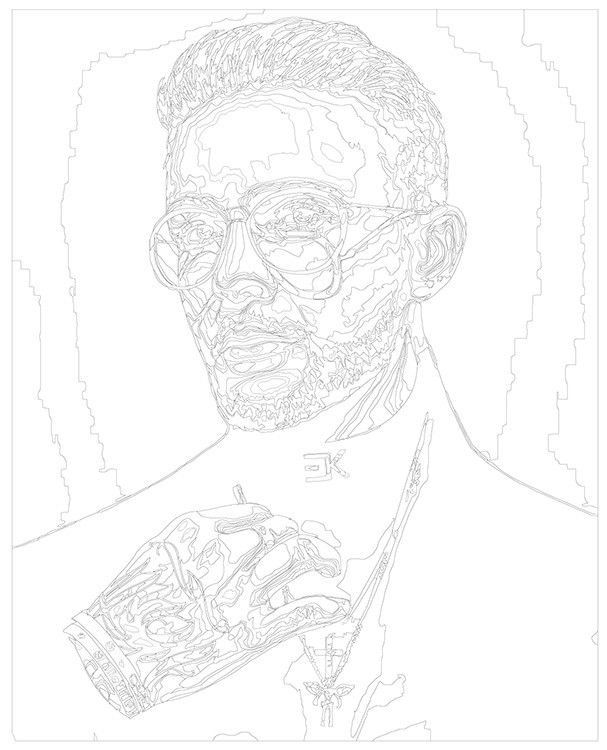 Картина по номерам «Егор Крид 2» — картинка 3