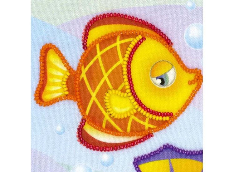 Набор вышивки бисером «Морские рыбки» — картинка 2