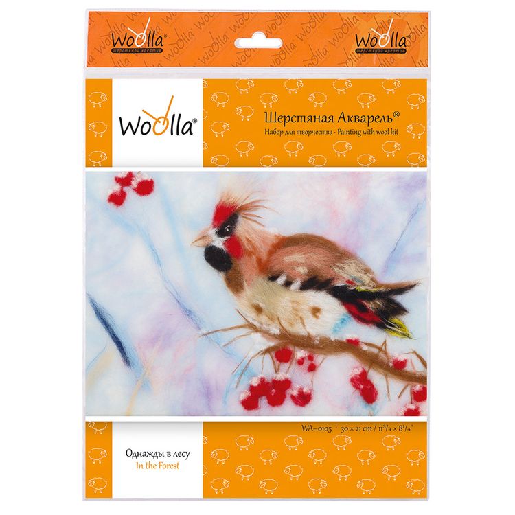 Картина шерстью «Однажды в лесу» — картинка 3