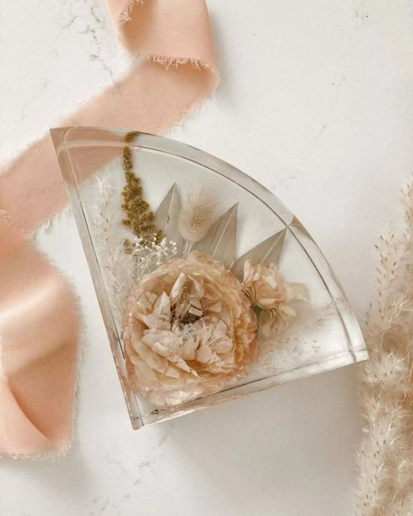 Силиконовый молд - Объемный сектор, 16х13см 1 шт. — картинка 5